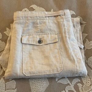 36x32 Men's men’s natural linen Tan Pants
